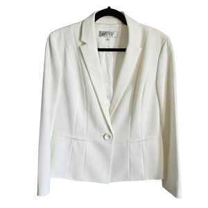 Kasper Ivory Crepe Blazer 12